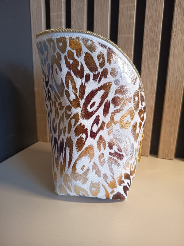 Trousse Pot Xl LÉOPARD Crème