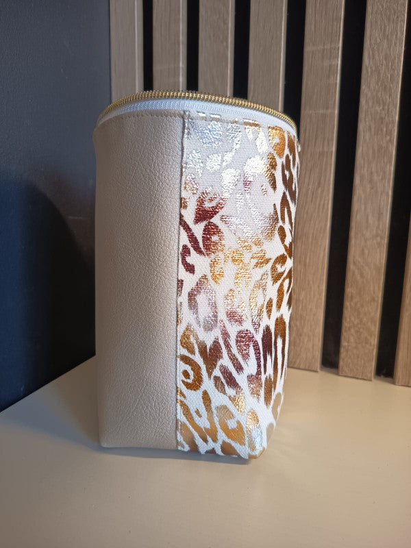 Trousse Pot Xl LÉOPARD Crème
