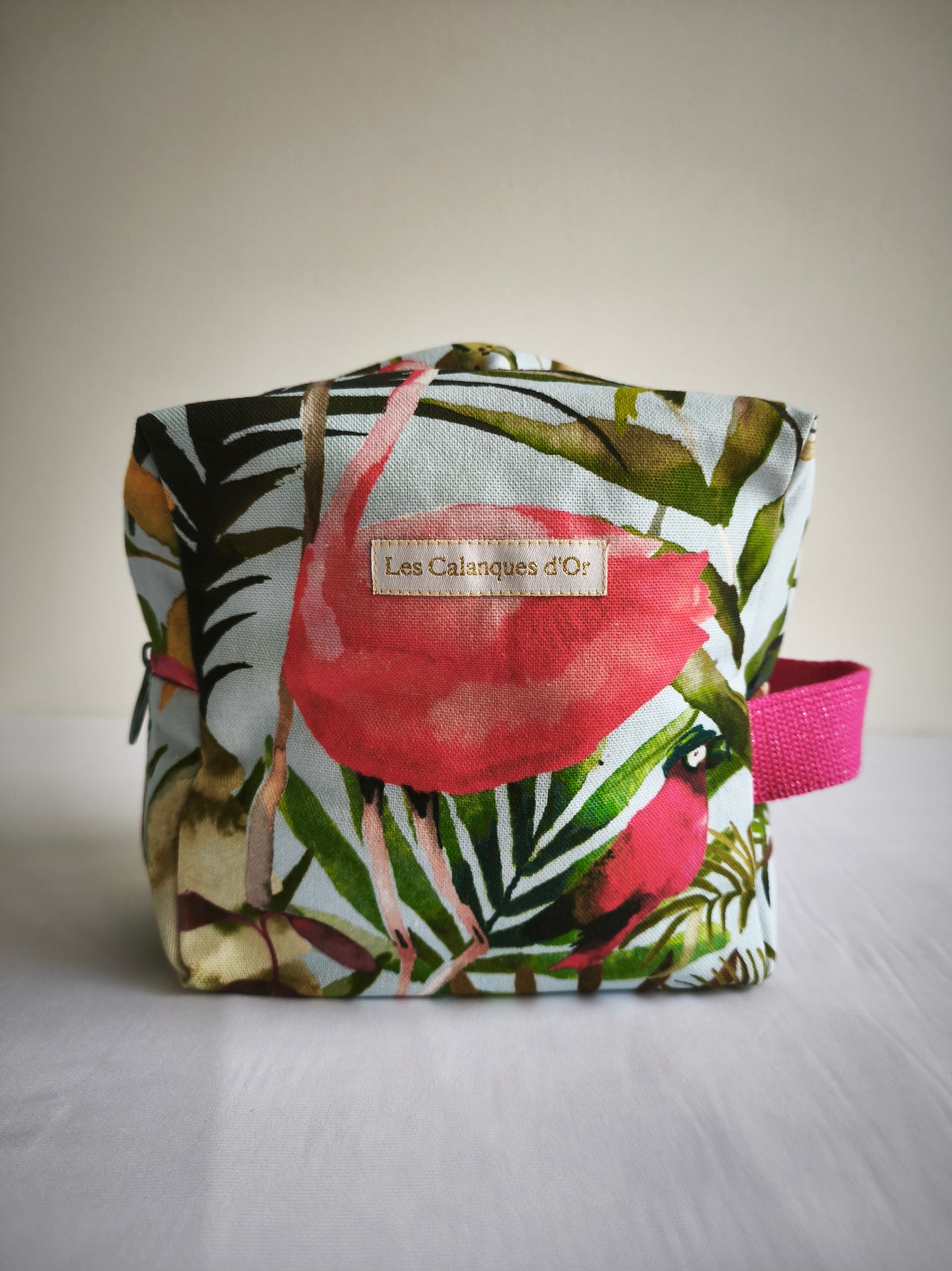 Trousse de toilette FLAMANT-ROSE&LION